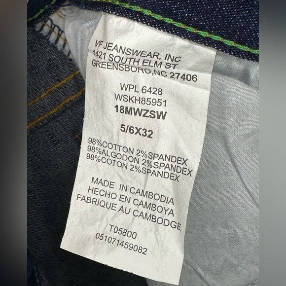 Wrangler Women's Straight Leg Jeans - Dark Blue - Picture 6 of 8